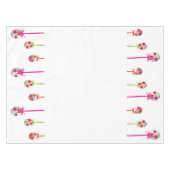 民芸は卵を投げつけます(ウクライナインスパイア) テーブルクロス (正面(横))