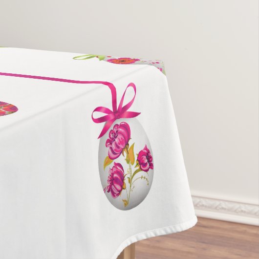 民芸は卵を投げつけます(ウクライナインスパイア) テーブルクロス (インサイチュ)