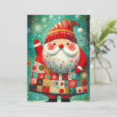 民芸サンタ シーズンカード (スタンド正面)