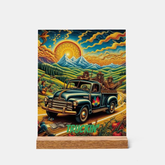 民芸ロードトリップ アクリルサイン (正面)