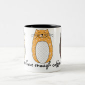 「民芸猫」のマグ ツートーンマグカップ (中央)