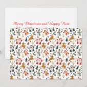 民芸調 クリスマス キャラクター (正面/裏面)