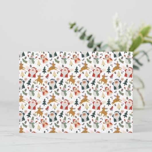 民芸調 クリスマス キャラクター (スタンド正面)