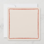 民芸風バレンタインカード 招待状 (裏面)