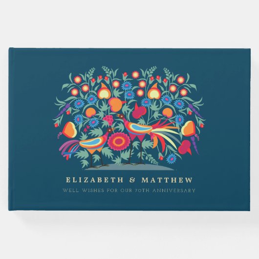 民芸風 70周年 結婚記念日 ゲストブック (正面)