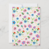 民芸 メキシカンフィエスタ ブライダルシャワー 招待状 (裏面)