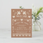 民芸 メキシコ シエリト リンド ベイビー シャワー 招待状 (スタンド正面)