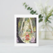 民話おとぎ話 | ライラックの森 | Green シーズンポストカード (スタンド正面)