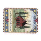 民話それぞれの新しい日は賛美の磁石 マグネット (横)