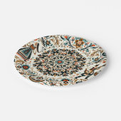 民話の饗宴:鮮やかフォーク美術紙プレート ペーパープレート (アングル)