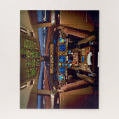 民間ジェットコックピット ジグソーパズル (縦)