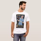 民間保全隊:仕事 遊び 学習 健康 Tシャツ (正面フル)