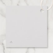 民間式 非伝統的な結婚式 フェイバータグ (裏面)