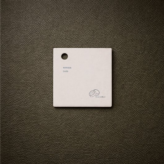 民間式 非伝統的な結婚式 フェイバータグ