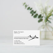 民間航空業務 名刺 (スタンド正面)