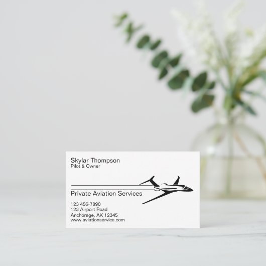 民間航空業務 名刺 (スタンド正面)