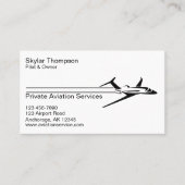 民間航空業務 名刺 (正面)