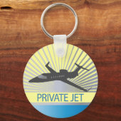 民間航空機 キーホルダー (正面)