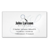 民間調査員 |刑事プロフェッショナル マグネット名刺 (正面)