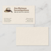 民間調査員 |刑事プロフェッショナル 名刺 (正面/裏面)