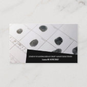 民間調査 |刑事プロフェッショナル部 名刺 (裏面)