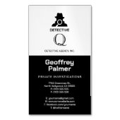 民間調査 |刑事プロフェッショナル マグネット名刺 (正面縦)