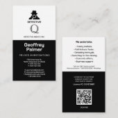 民間調査 |刑事プロフェッショナル 名刺 (正面/裏面)