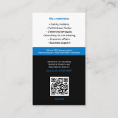 民間調査 |刑事プロフェッショナル 名刺 (裏面)