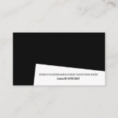 民間調査 |刑事プロフェッショナル 名刺 (裏面)