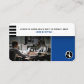 民間調査 |刑事プロフェッショナル 名刺 (裏面)