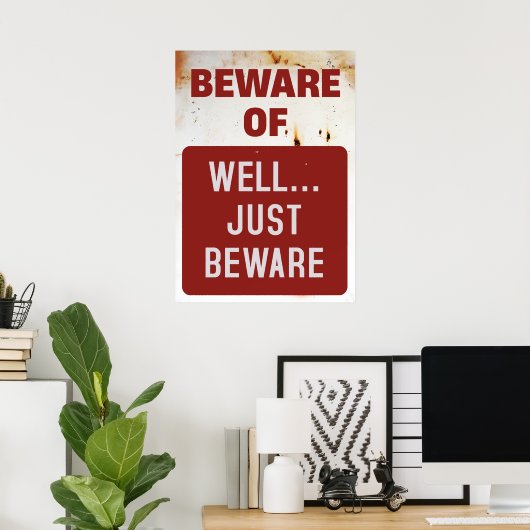 気おもしろいをつけて ポスター (ホームオフィス)