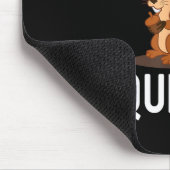 気おもしろい散ったリス動物動物園 マウスパッド (コーナー)