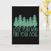 気がおかしくなるほど楽しいハイキング ハイカー 旅人 カード (黄色い花)