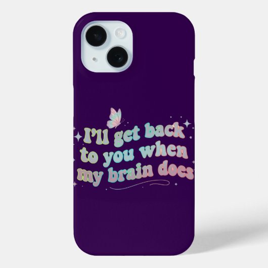 気がついたら思い出してるはず Funny Case-Mate iPhoneケース (裏面)