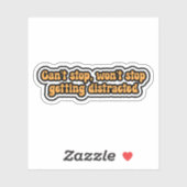 気がストップ散らストップせん。ADHD シール (シート)