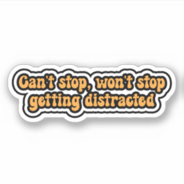 気がストップ散らストップせん。ADHD シール