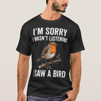 気が付いたら鳥を見てたごめん Tシャツ