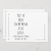 気が付いた事を言って欲しい (正面/裏面)