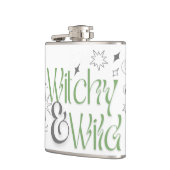 気が利いて荒々しい フラスク (左)