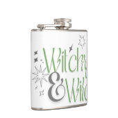 気が利いて荒々しい フラスク (右)