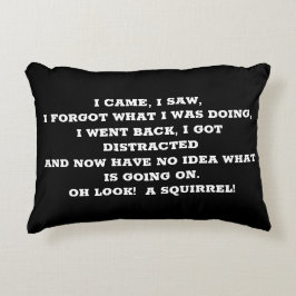 「気が散った」装飾用クッション アクセントクッション