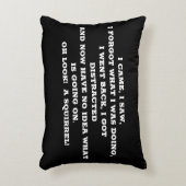 「気が散った」装飾用クッション アクセントクッション (正面(垂直))