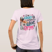 気が散りやすいカラー Tシャツ (裏面)