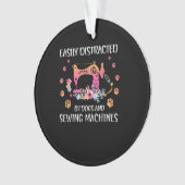 気が散りやすいキルティング及び裁縫機 オーナメント (正面)