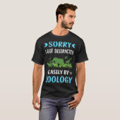 気が散る動物学 動物学者 Tシャツ (正面フル)
