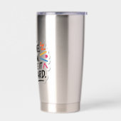 「気が来まずいのを見た」おもしろい引用文 保温保冷タンブラー (左面)