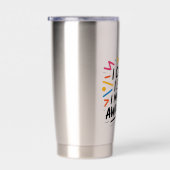 「気が来まずいのを見た」おもしろい引用文 保温保冷タンブラー (右面)