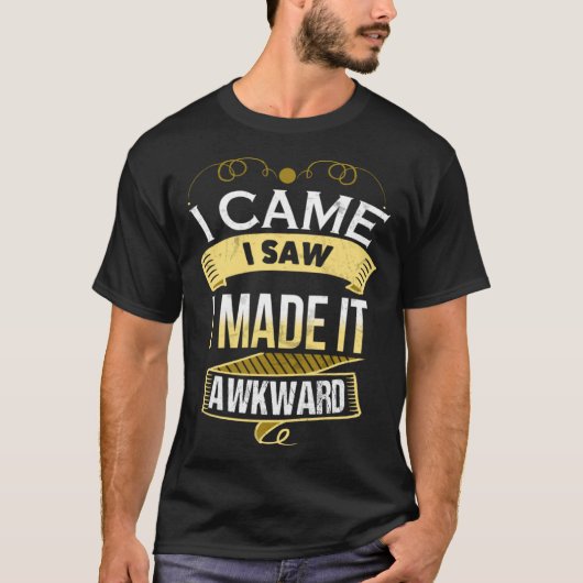 気が来詰まったのが見えた Tシャツ (正面)