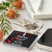 気が狂い走遠くにる キーホルダー (正面右)