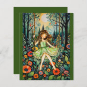 気が狂う自然が流れ遠くにる (正面/裏面)